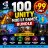 100 Unity Mobile Games Bundle – (₹99 Only)